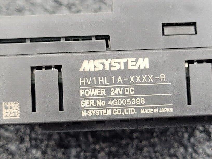 MSystem HV1HL1A-XXXX-R 24VDC 16-Channel I/O Module DIN Rail Working Pull