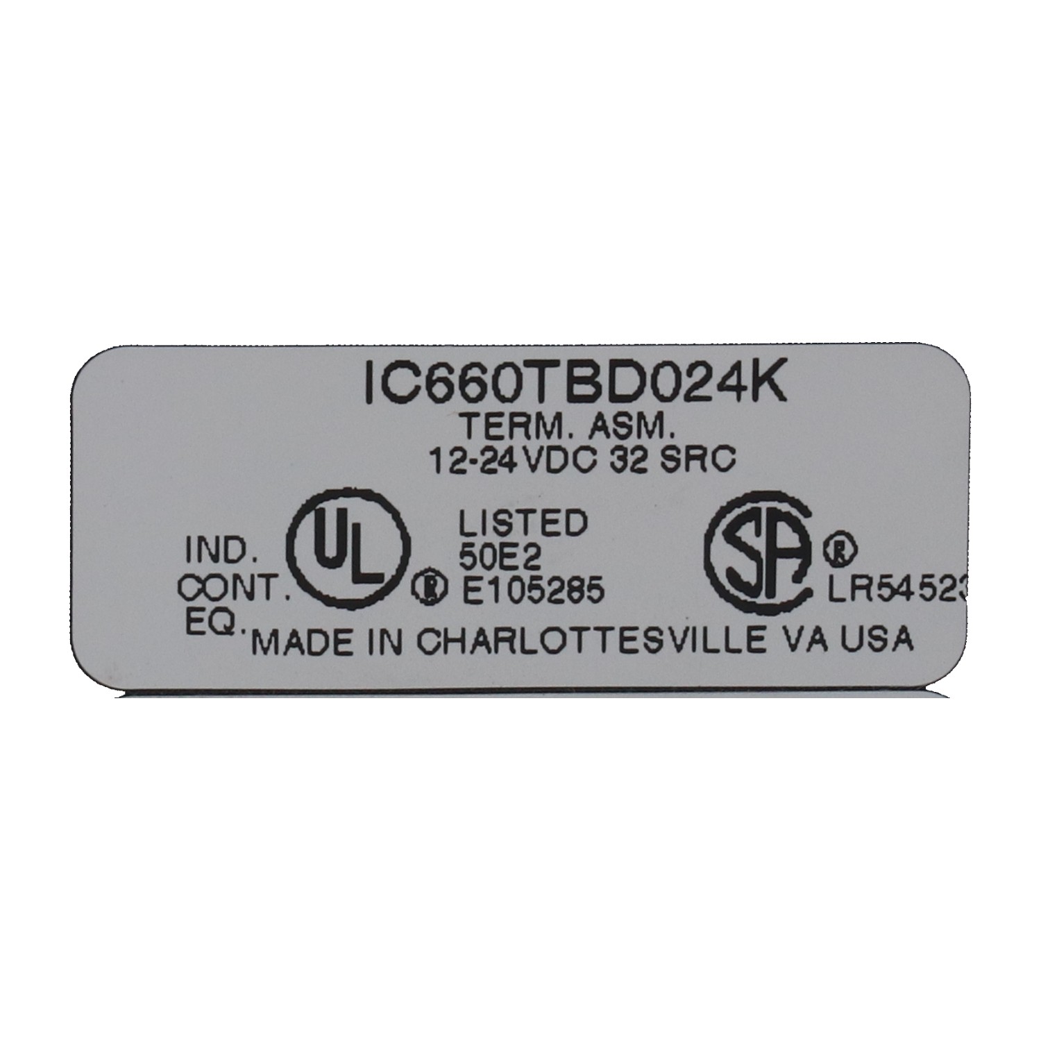GE Fanuc IC660TBD024K Used UMP