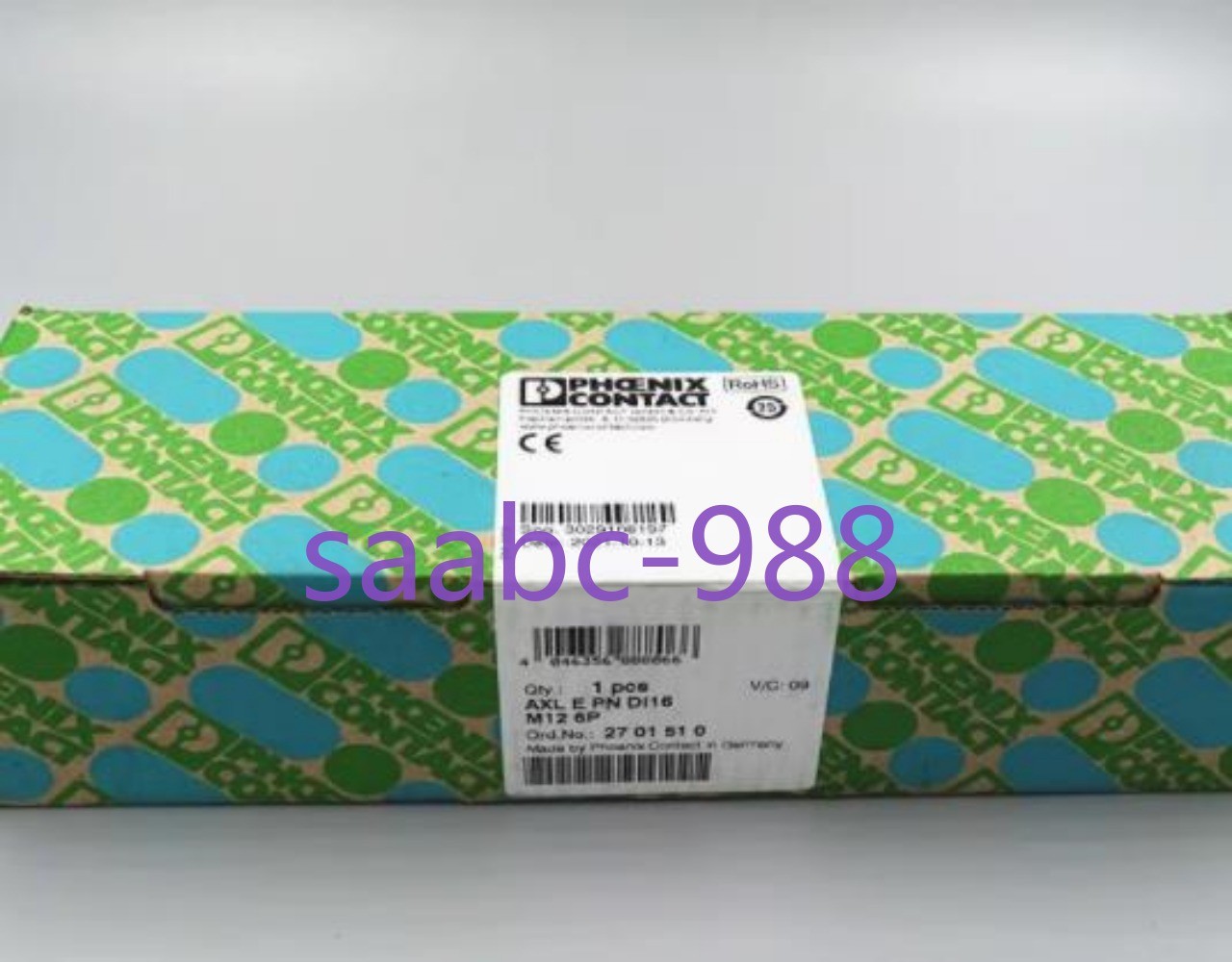 1PCS NEW Phoenix AXL E PN DI16 M12 6P distributed module 2701510 IN BOX
