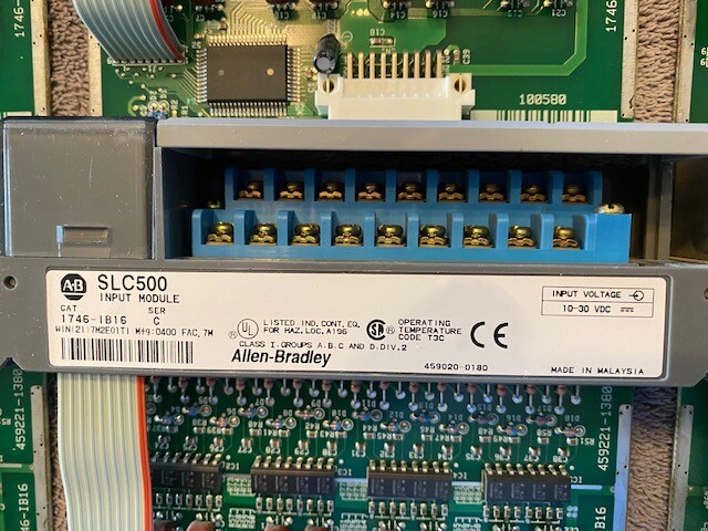 Allen Bradley SLC500 Input Module DC-Sink 1746-IB16 Ser C