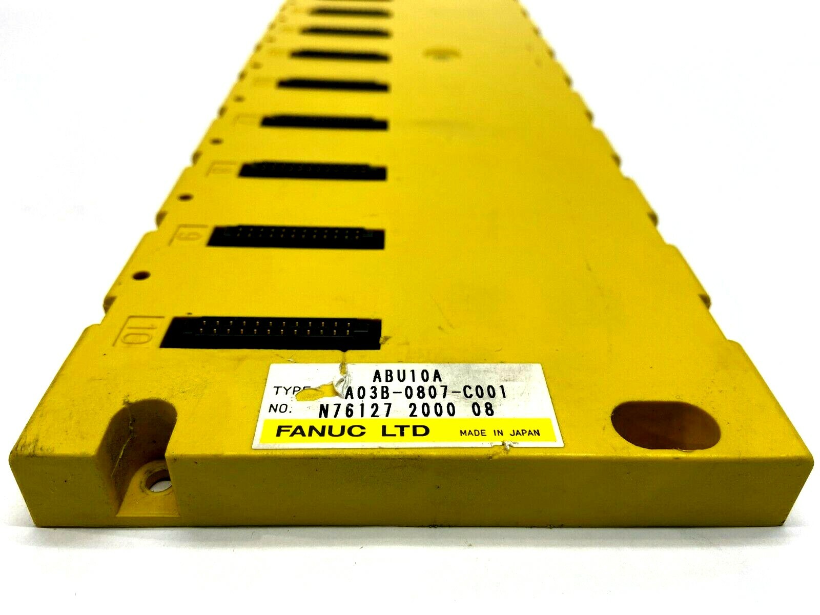 Fanuc A03B-0819-C001 10 Slot I/O Base Unit ABU10A Horizontal