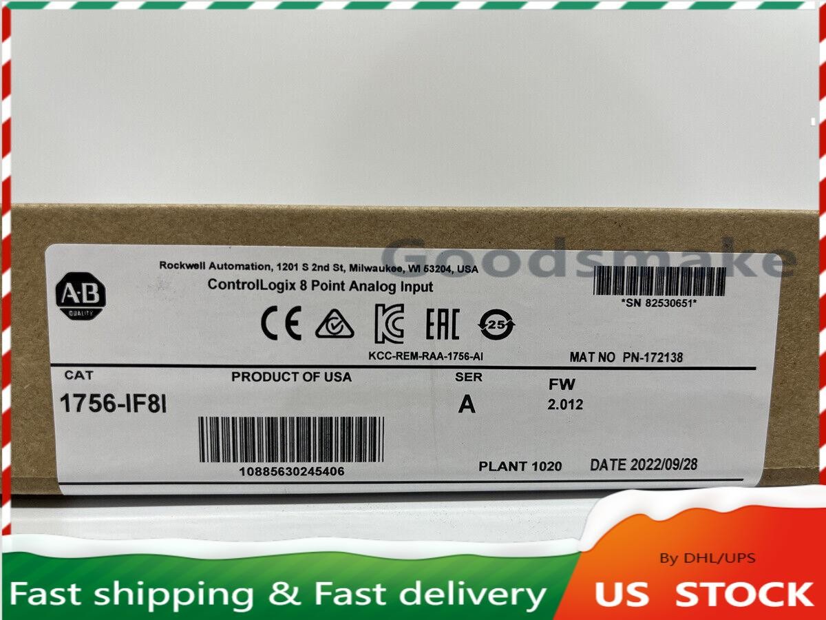 New Allen-Bradley 1756-IF8I ControlLogix Analog Input Module AB 1756IF8I In US