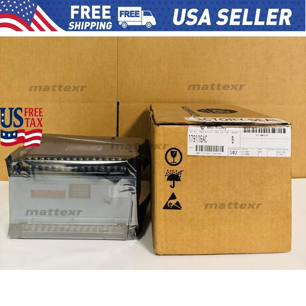AB 1791-16AC Block I/O Module 16 Inputs/16 Outputs 120VAC 179116AC US Free Tax