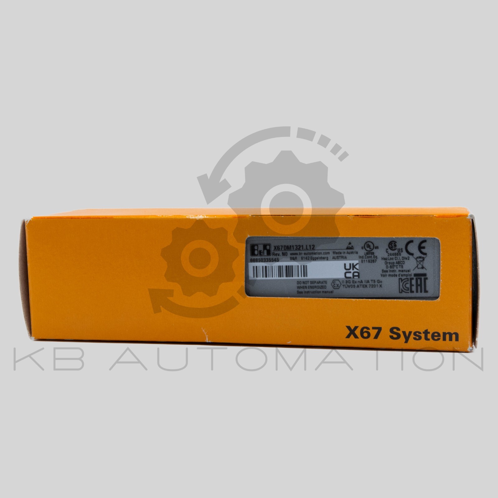 B&R Automation X67DM1321.L12 X67 System, 16 channels configurable I/O module