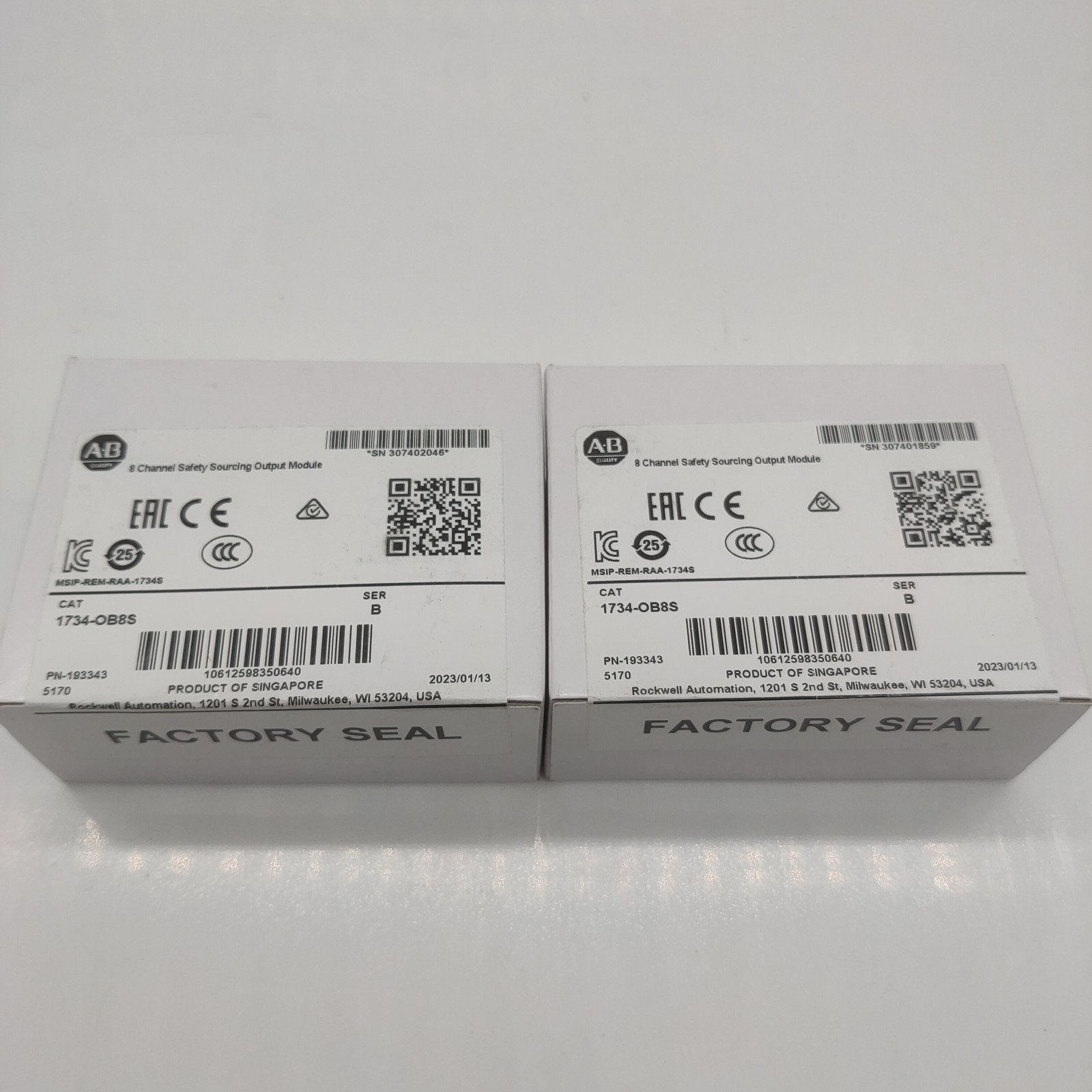 New Allen-Bradley1734-OB8S Point I/O Safety Output Module 1734OB8S US Free Tax