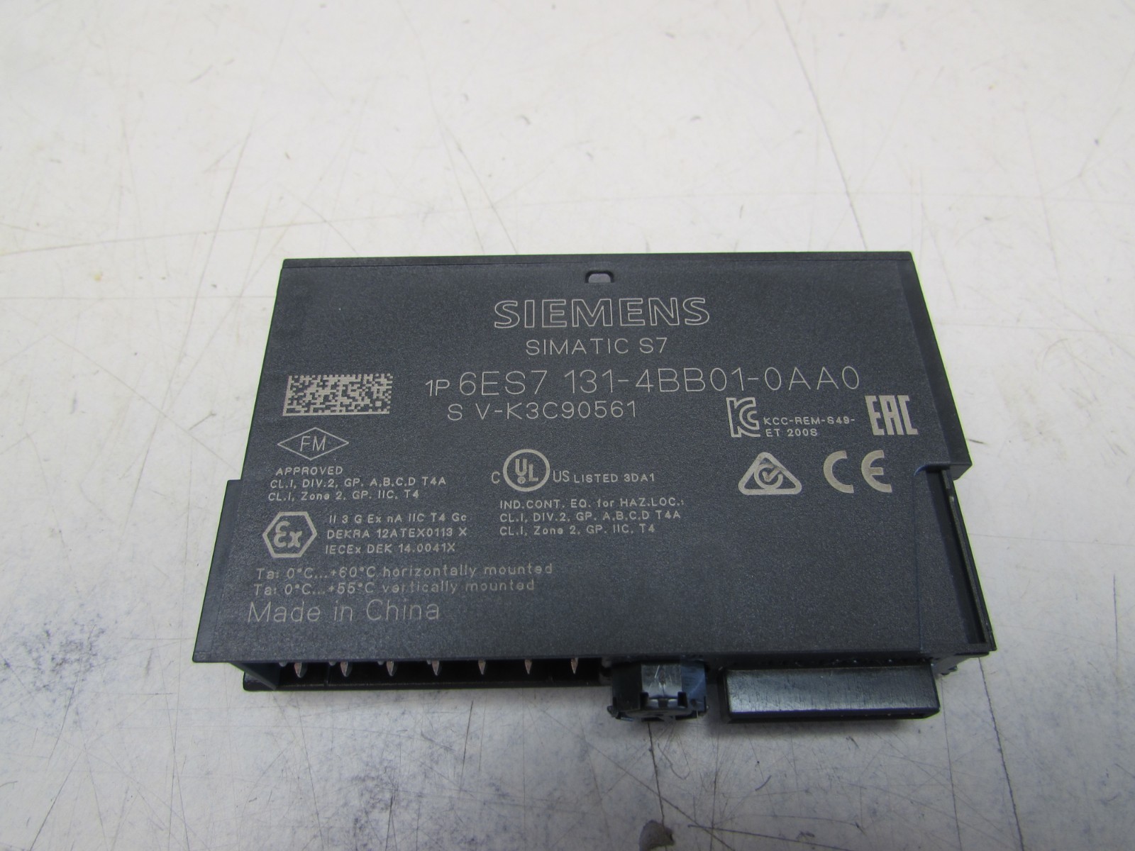 SIEMENS 6ES7131-4BB01-0AA0 DIGITAL INPUT MODULE 2DI 24VDC XLNT CONDITION !!
