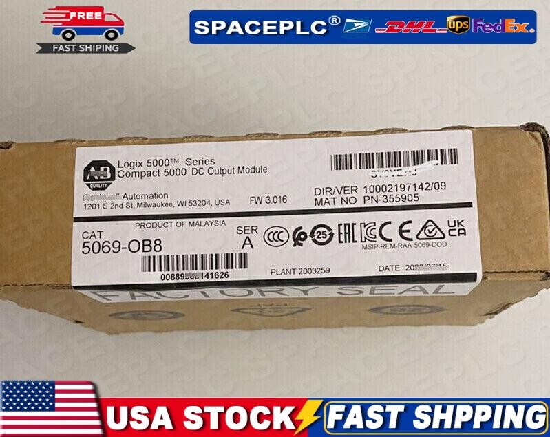 NEW AB 5069-OB8 Compact I/O 8-Ch Output Module 5069-OB8 Fast Ship US Free Tax