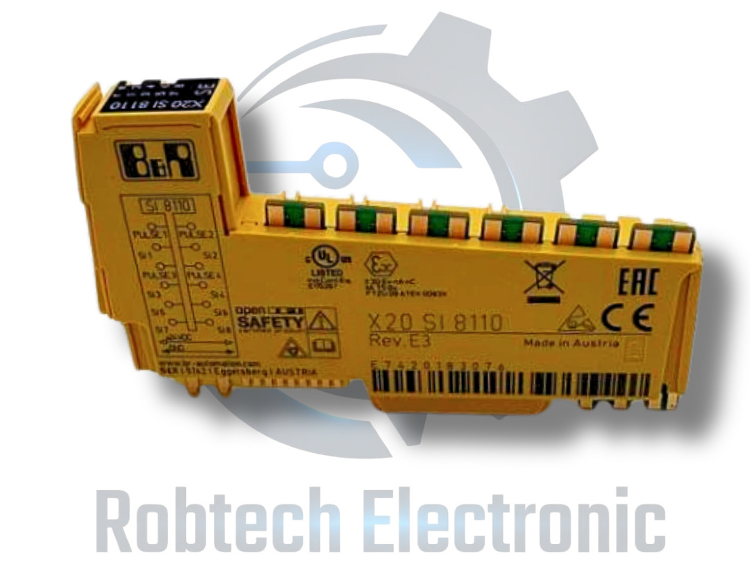 B&R X20SI8110 X20 Safe Digital Input Module 24VDC