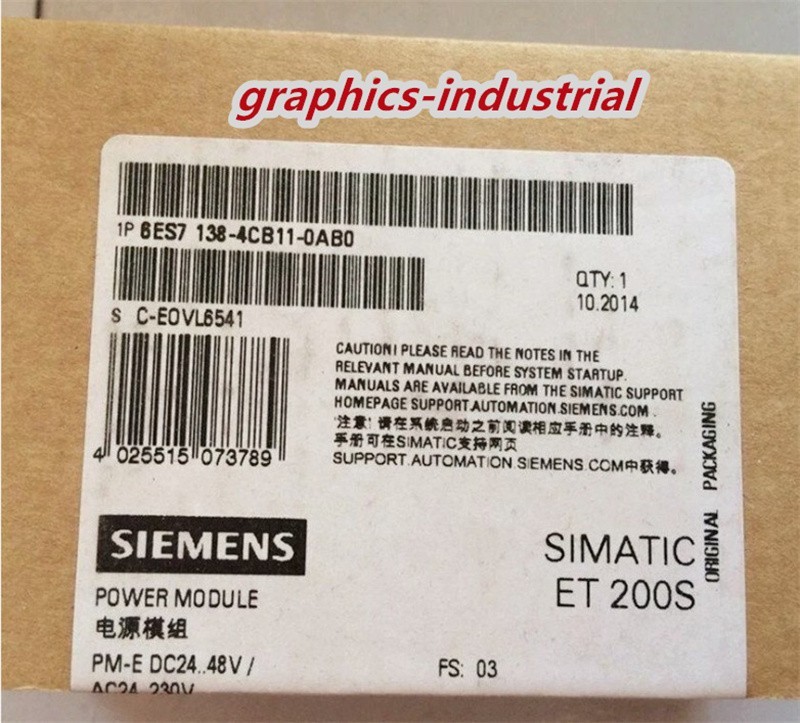 New Siemens 6ES7 138-4CB11-0AB0/6ES7138-4CB11-0AB0 DP PM-E power modules In Box