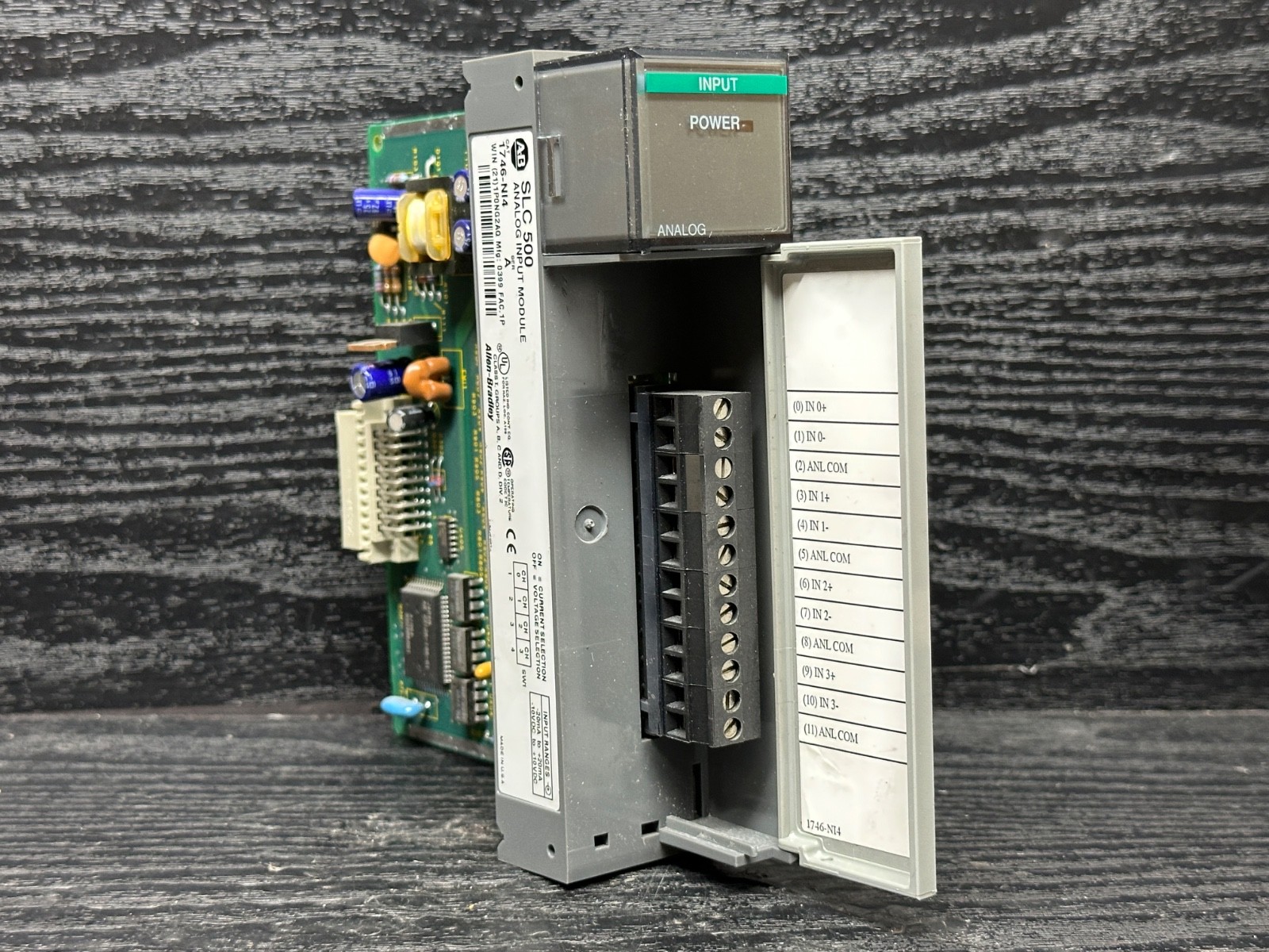 Allen Bradley 1746-NI4 1746-N14 Ser A SLC 500 Input Module Analog Late Model PLC