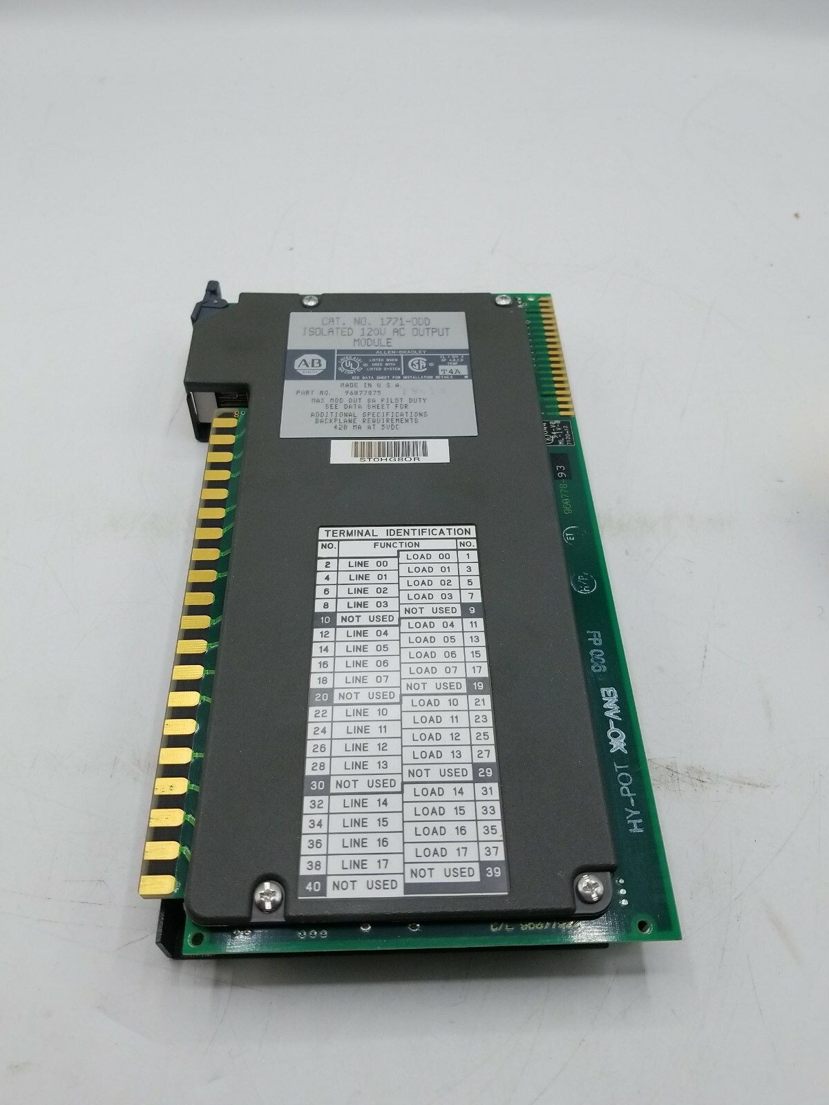 Allen Bradley 1771-ODD Isolated Output Module