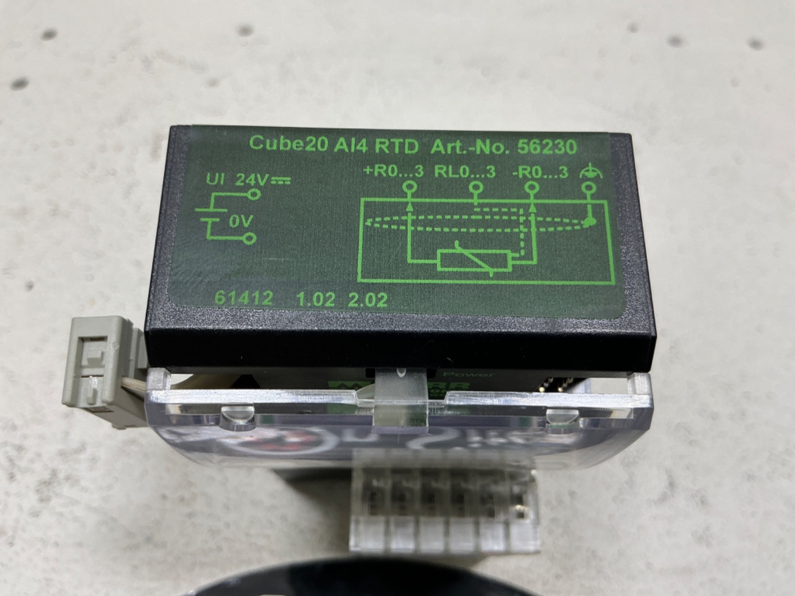 MURR ELEKTRONIK 56230 CUBE20 AI4 RTD ANALOG INPUT MODULE