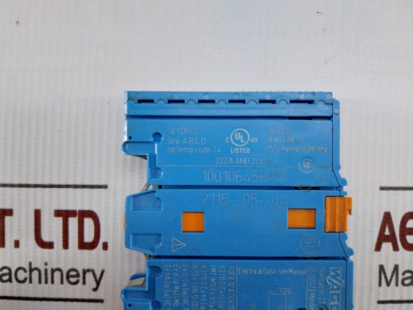 WAGO 750-435 Digital Input Module 24VDC 55C 5MM2