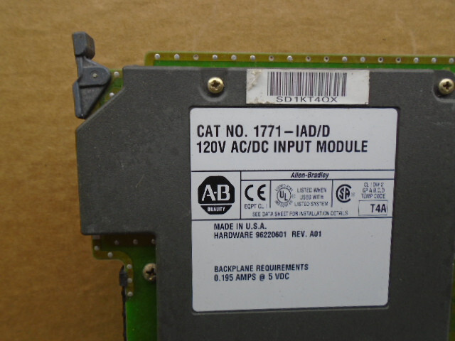 1771-IAD /D Allen Bradley PLC 5 AC Input Module 1771-1AD S7