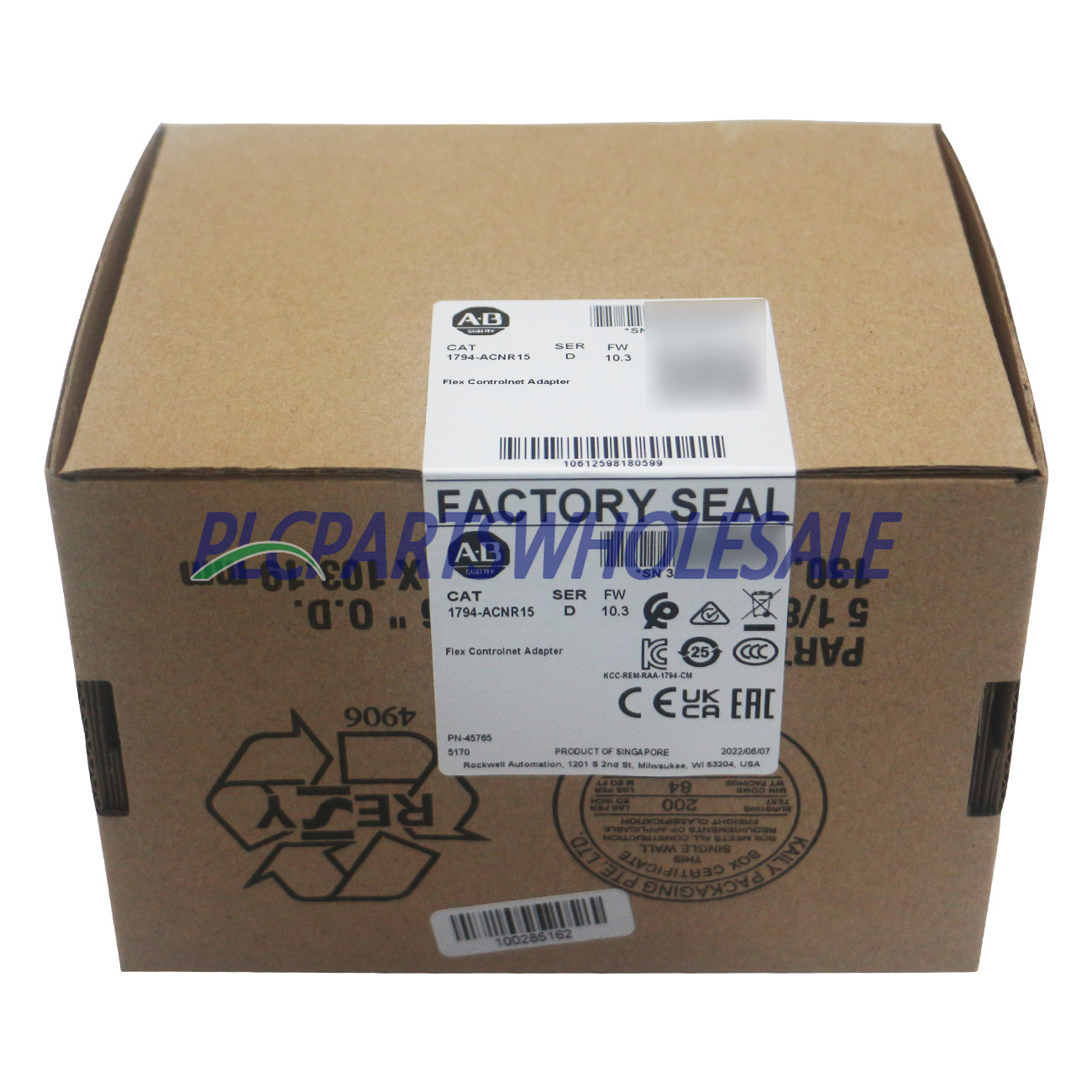 NEW Allen-Bradley 1794-ACNR15 C FLEX I/O ControlNet Redundant Adapter Module