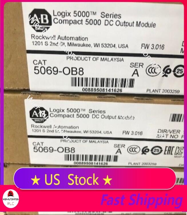 New Allen Bradley 5069-OB8 Ser A Compact 5000 DC Output Module FREE SHIP