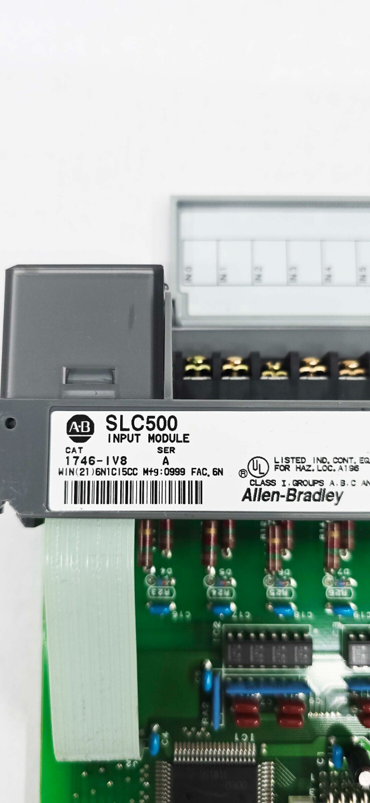 ALLEN BRADLEY SLC 500 1746-IV8 SER A INPUT MODULE