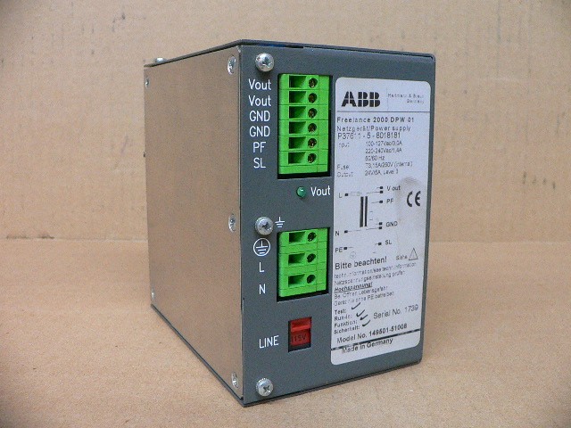 Asea Brown Boveri P37611-5-8018181 Power Supply 100-127V 3A 220-240V 1.4A
