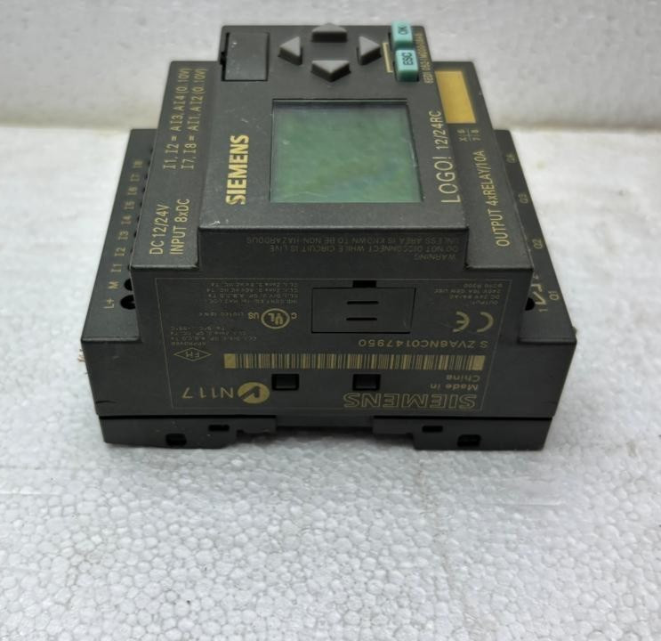 Siemens LOGO! 12/24RC PLC Logic Module Tested Working