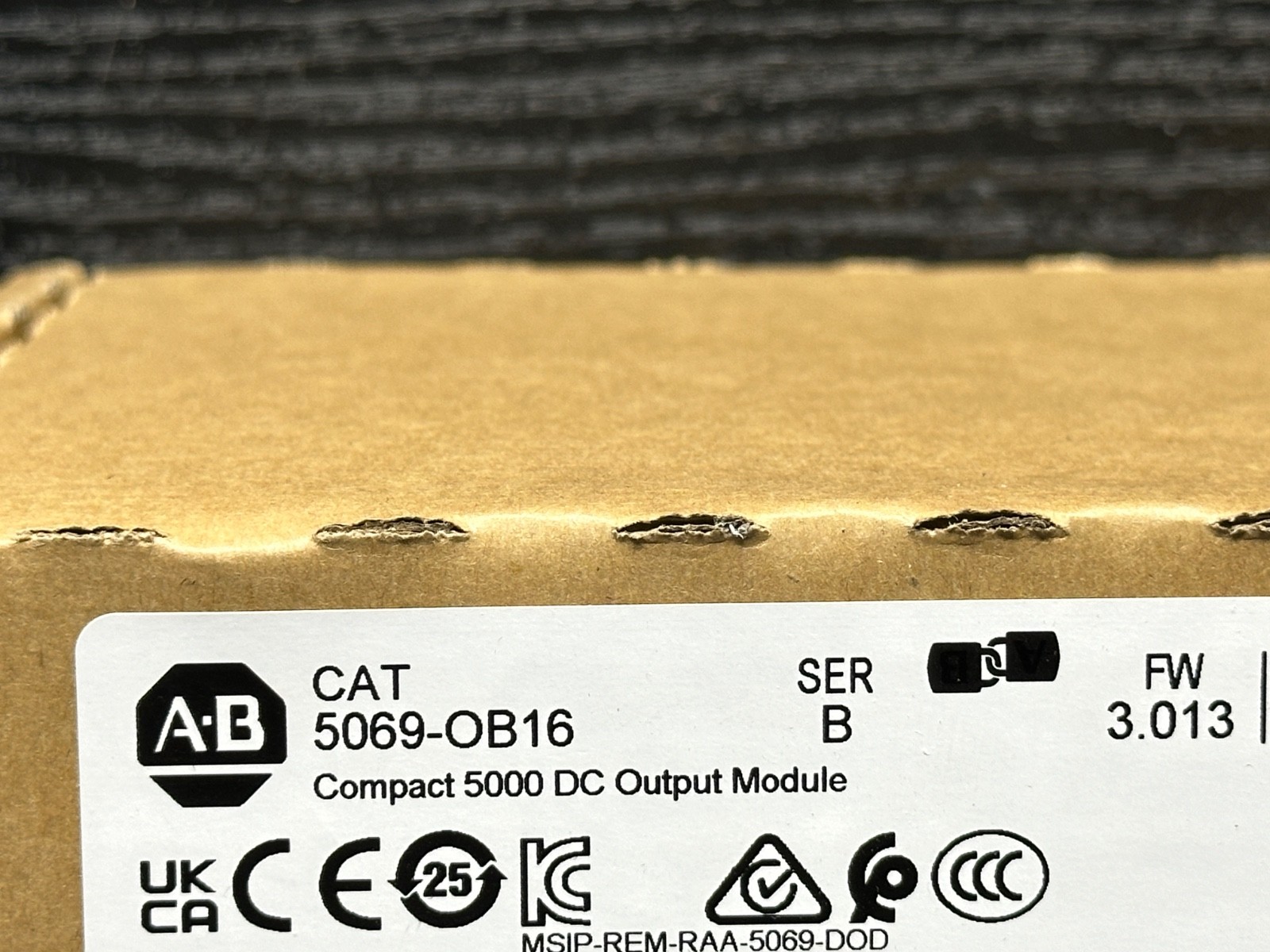 2025 Surplus Sealed Allen Bradley 5069-OB16 0B16 Compact Logix 5000 Output 16Pt