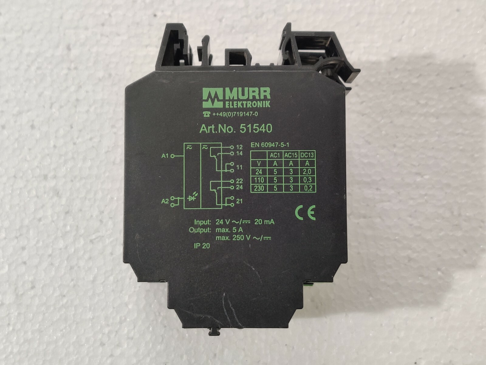3 Qty Of MURRELEKTRONIK 51540 RM 12/24 Output Relay