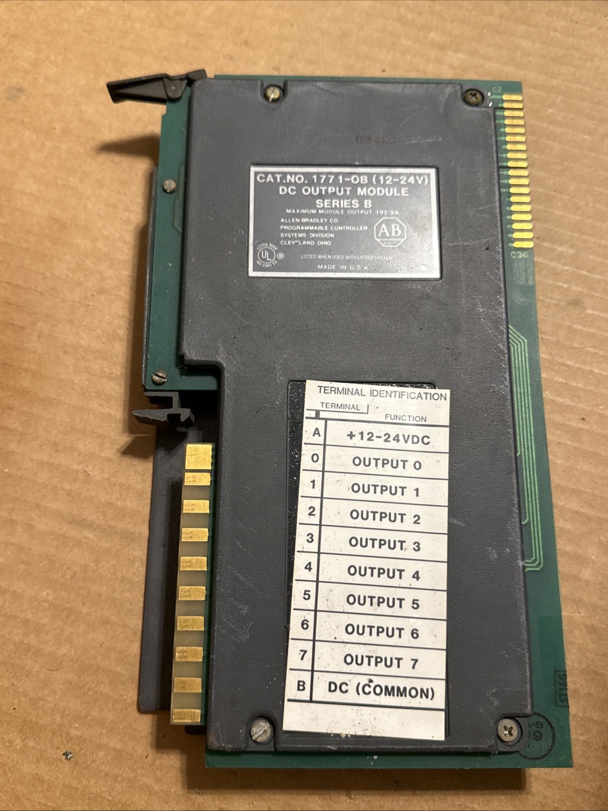 Allen-Bradley 1771-OB (12-24V) DC Output Module, Series B Parts