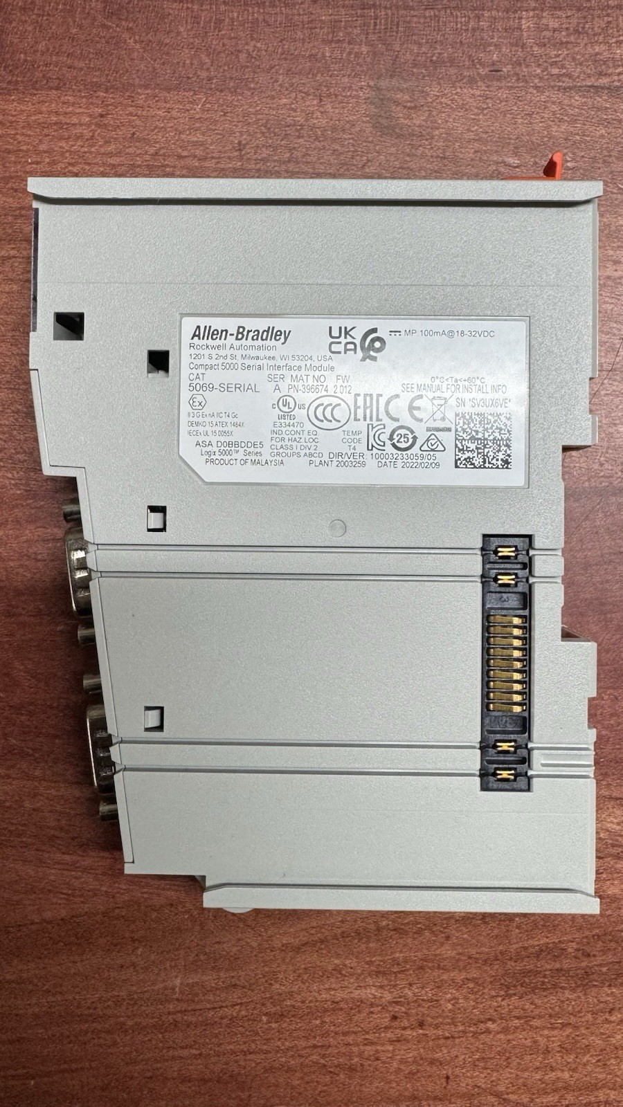 Allen-Bradley 5069-SERIAL Compact Logix 5000 Serial Interface Module