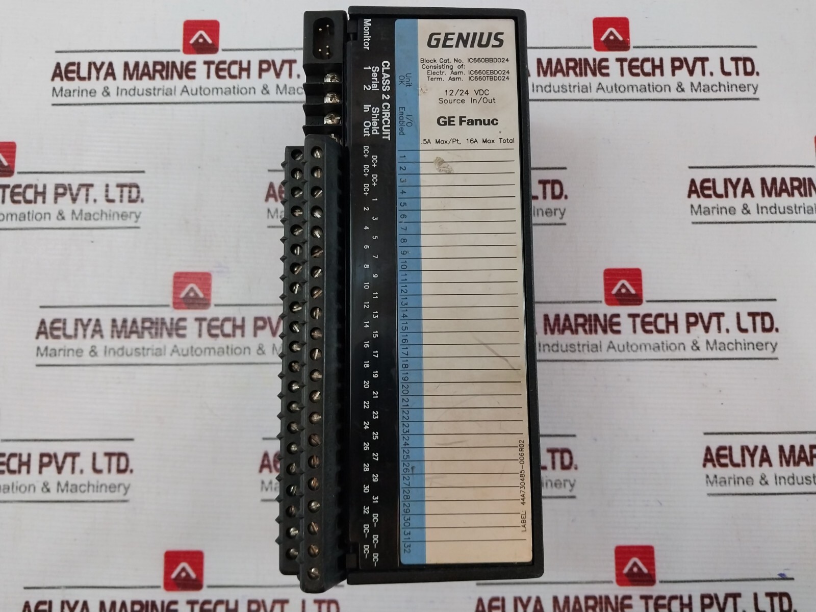 GE Fanuc IC660BBD024 I/O Module 12/24 VDC 44A730485-006R02