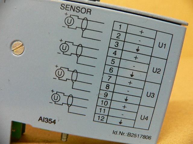 B&R Automation Analog Input Card 4 Channel Ai354 +/- 0..10V — 7Ai354.70