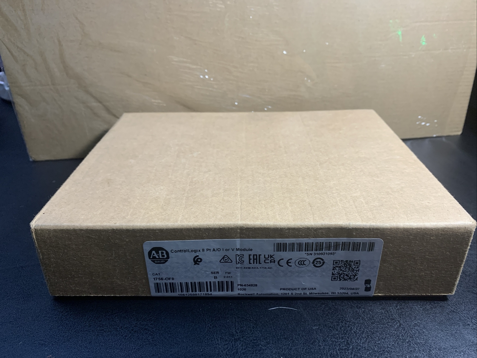 Factory Sealed 1756-OF8 /ControlLogix 8 Pt A/O I or V Module