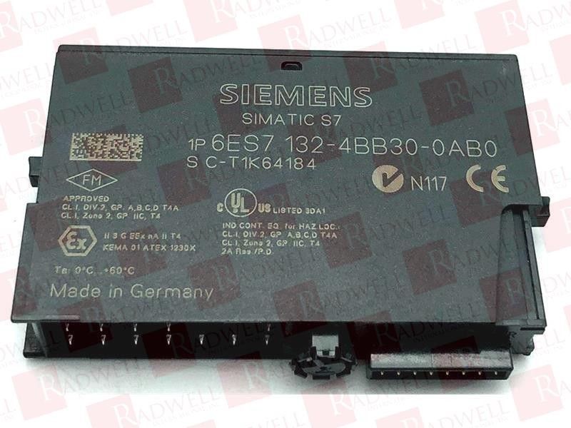 SIEMENS 6ES7132-4BB30-0AB0EACH / 6ES71324BB300AB0EACH (NEW NO BOX)