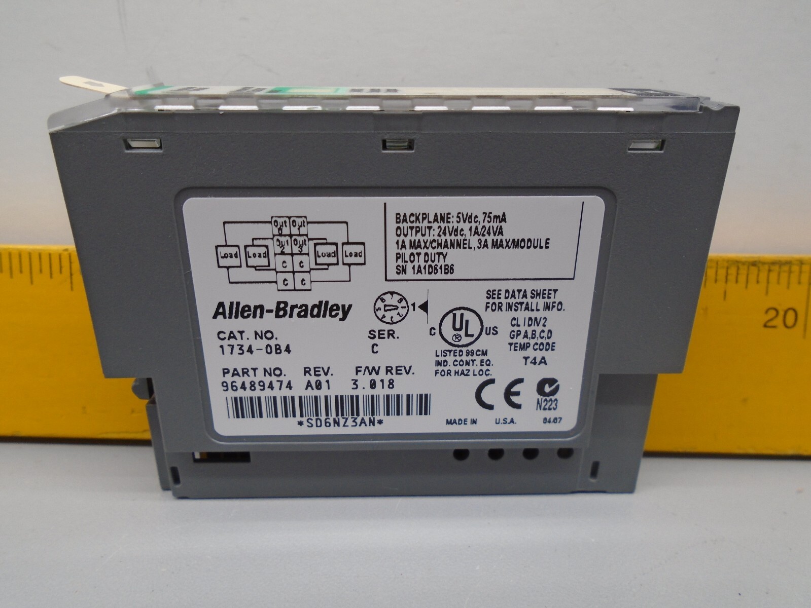 1734-OB4 /C Allen Bradley Digital DC output 1734-0B4 N3