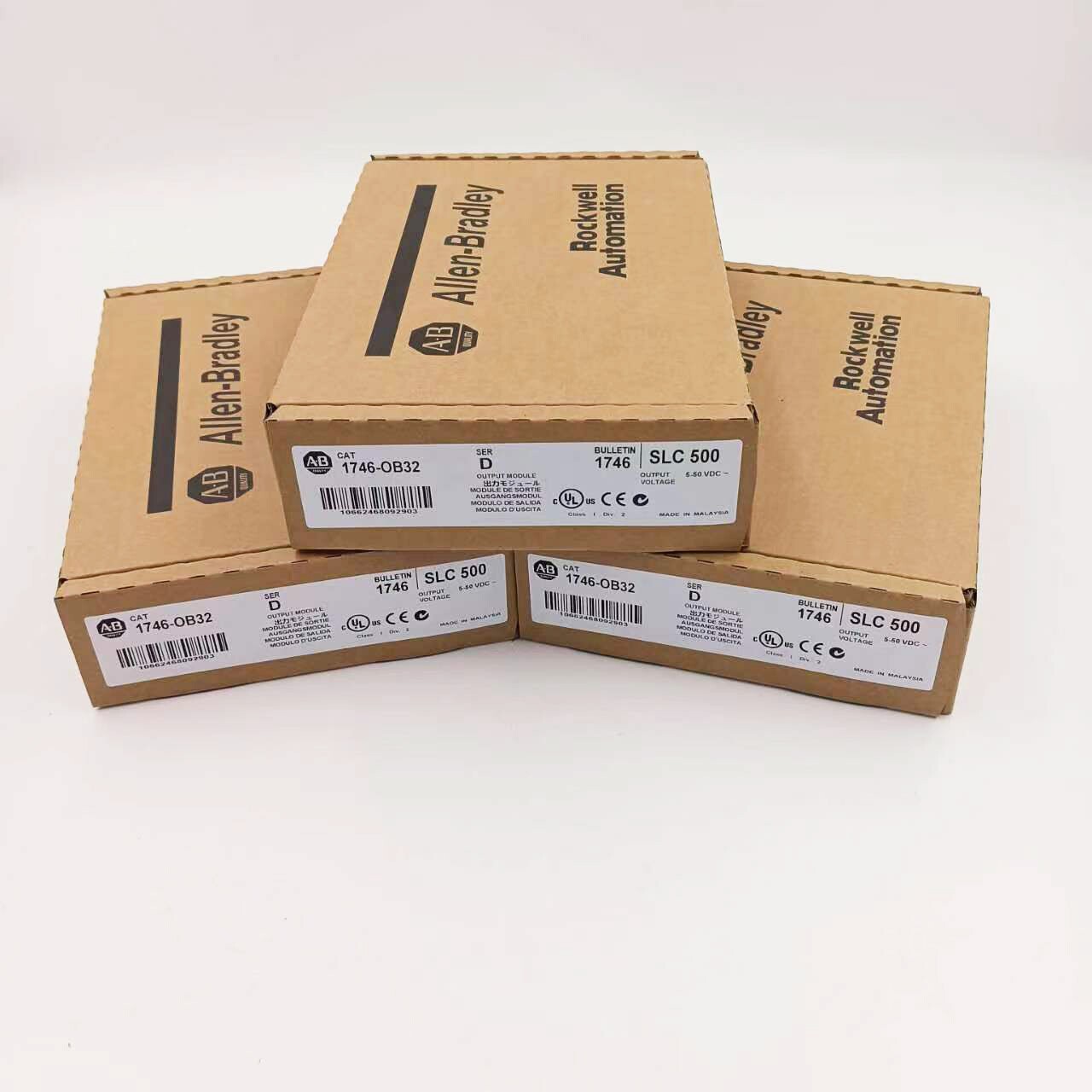 Allen-Bradley 1746-OB32 SER D SLC500 PLC Output Module 1746OB32 New Sealed TX