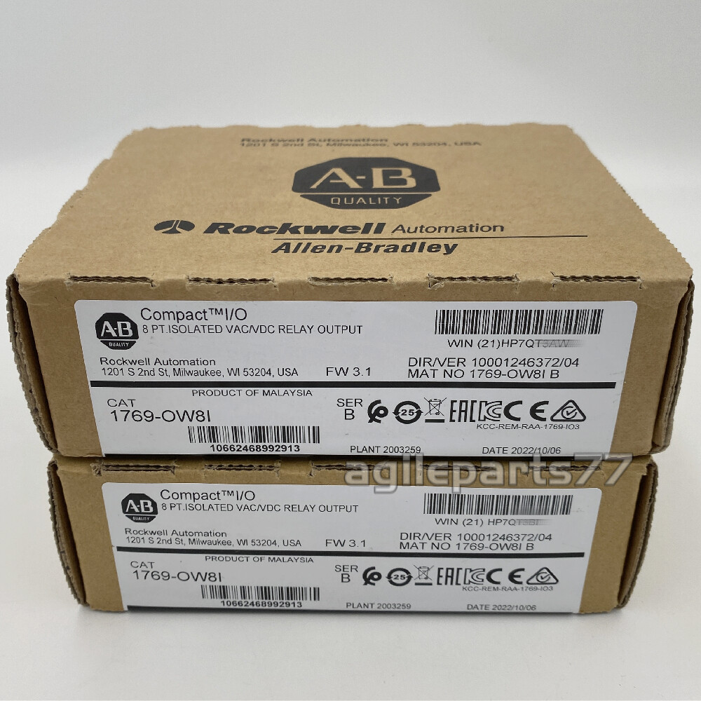 AB 1769-OW8I Compact I/O 8Pt Output Module FW3.1 NEW Factory Sealed 1769OW8I TX