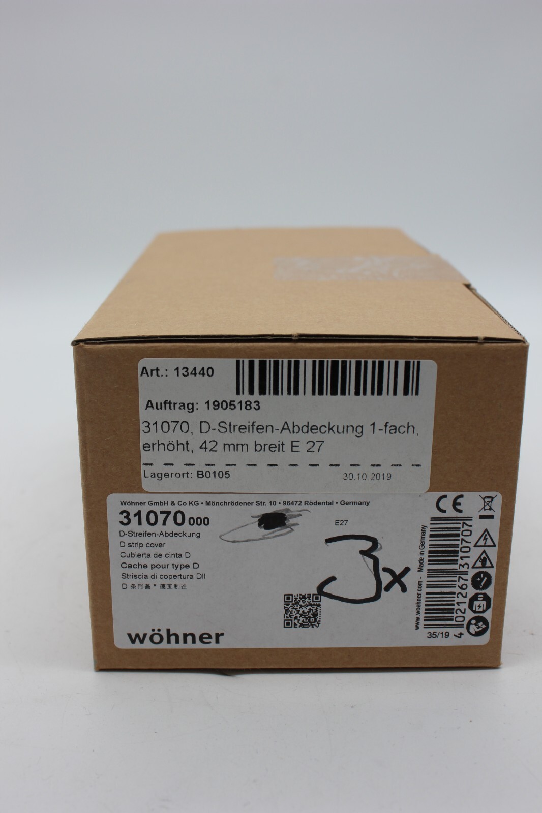 Wöhner 31070.000 1set 3pieces
