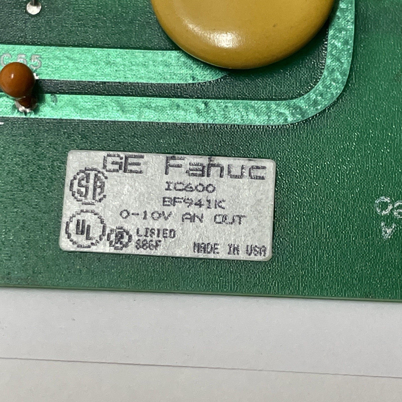 GE Fanuc IC600BF941K 0-10VDC Analog Output Module 4-Channel