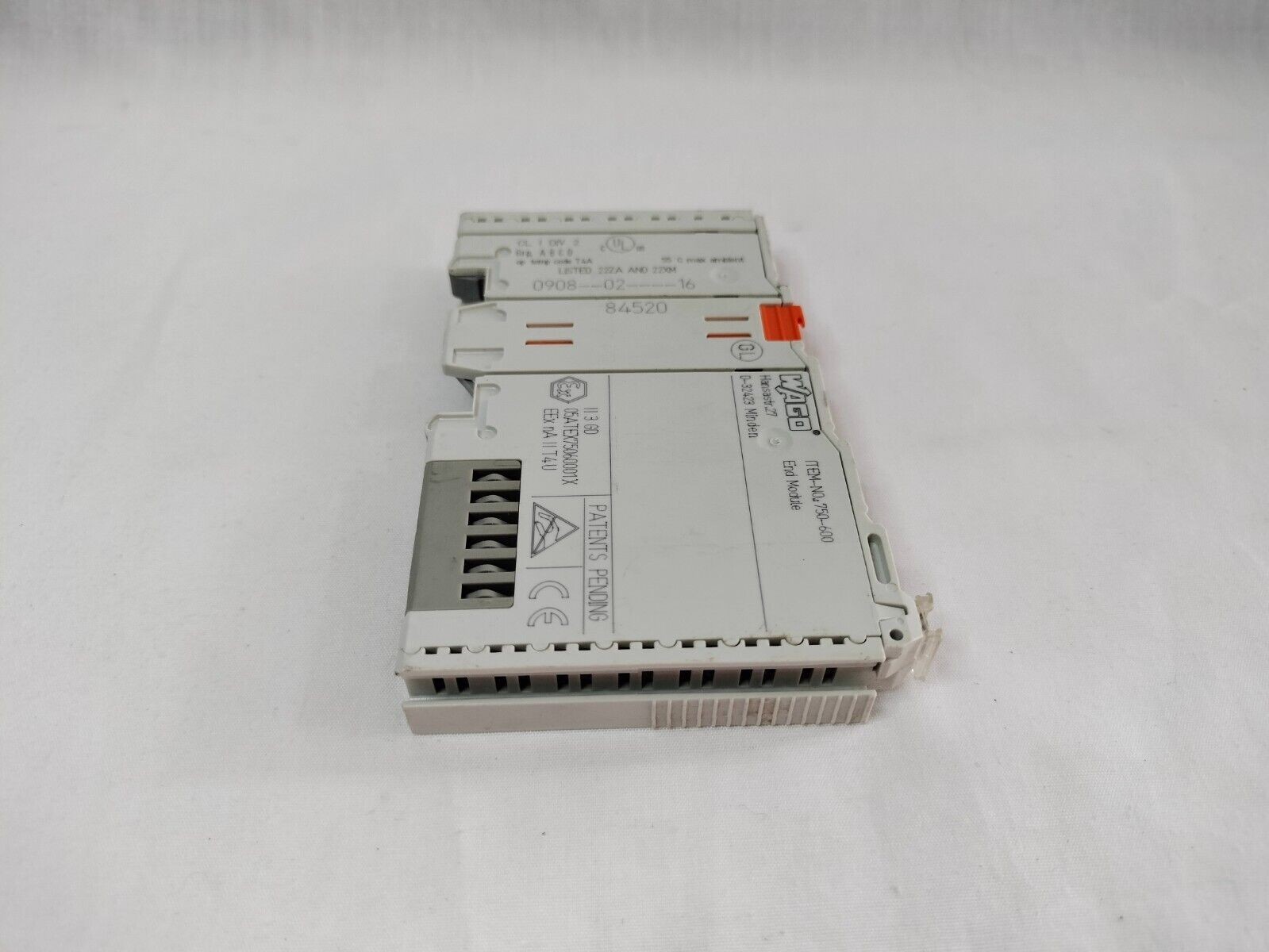Wago 750-600 750600 End Module 2A0 10V DC Programmable Logic Controller
