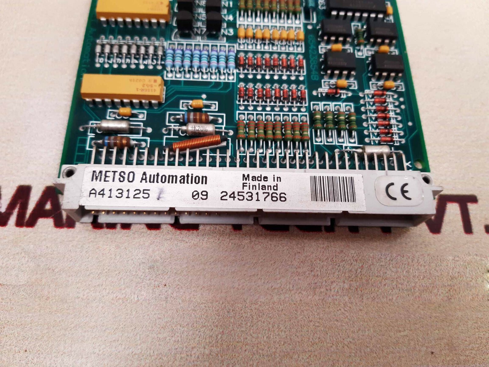 VALMET AIU-8 Analog Input Module 65423854A T120B 94V