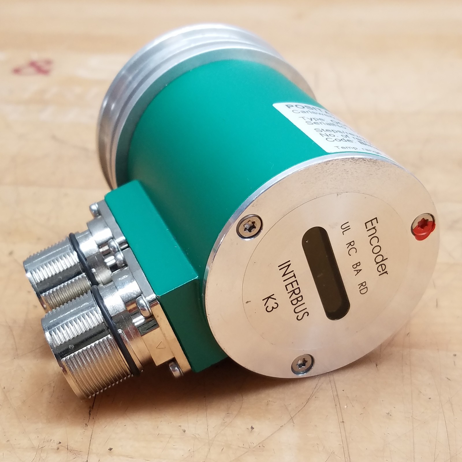 Posital OCD-IBA1B-1212-C10C-PRI-231 Encoder, 4096 Rev., Binary, 10-30V, Interbus