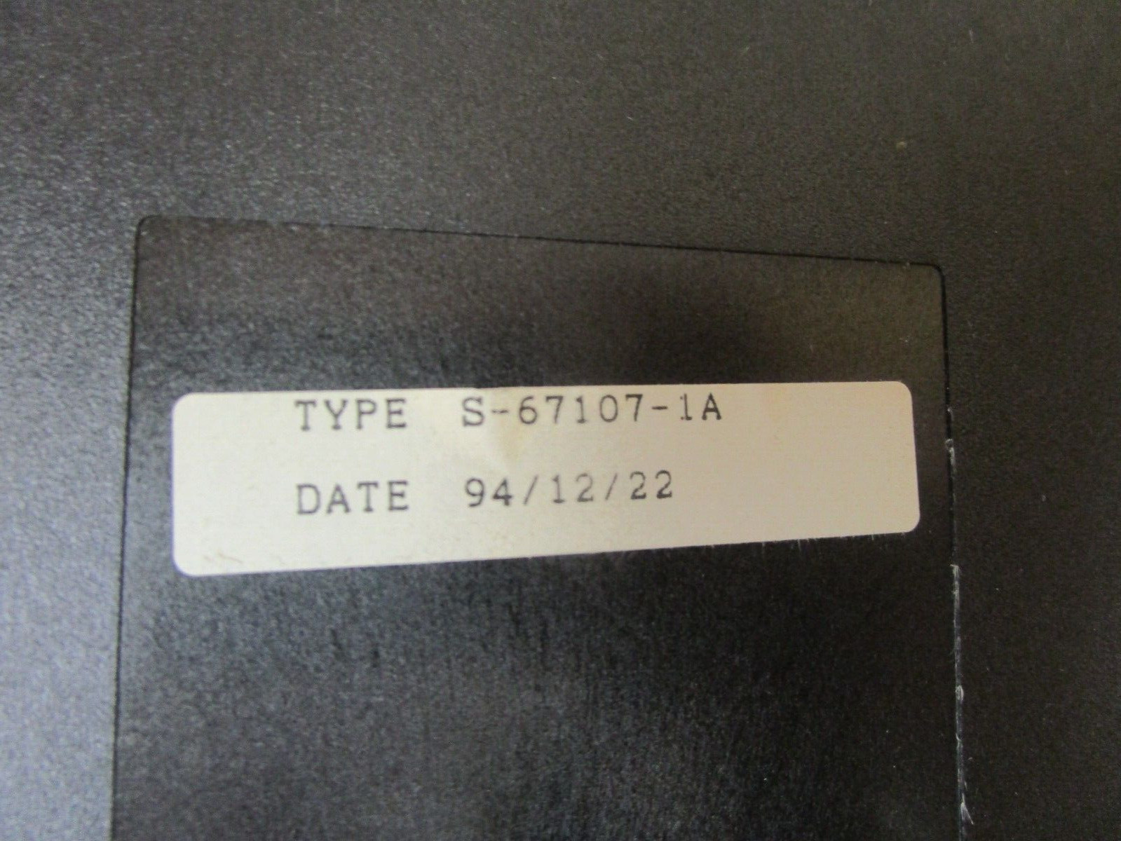RELIANCE ELECTRIC INPUT MODULE S-67107-1 5-24Vdc S-67107-1A