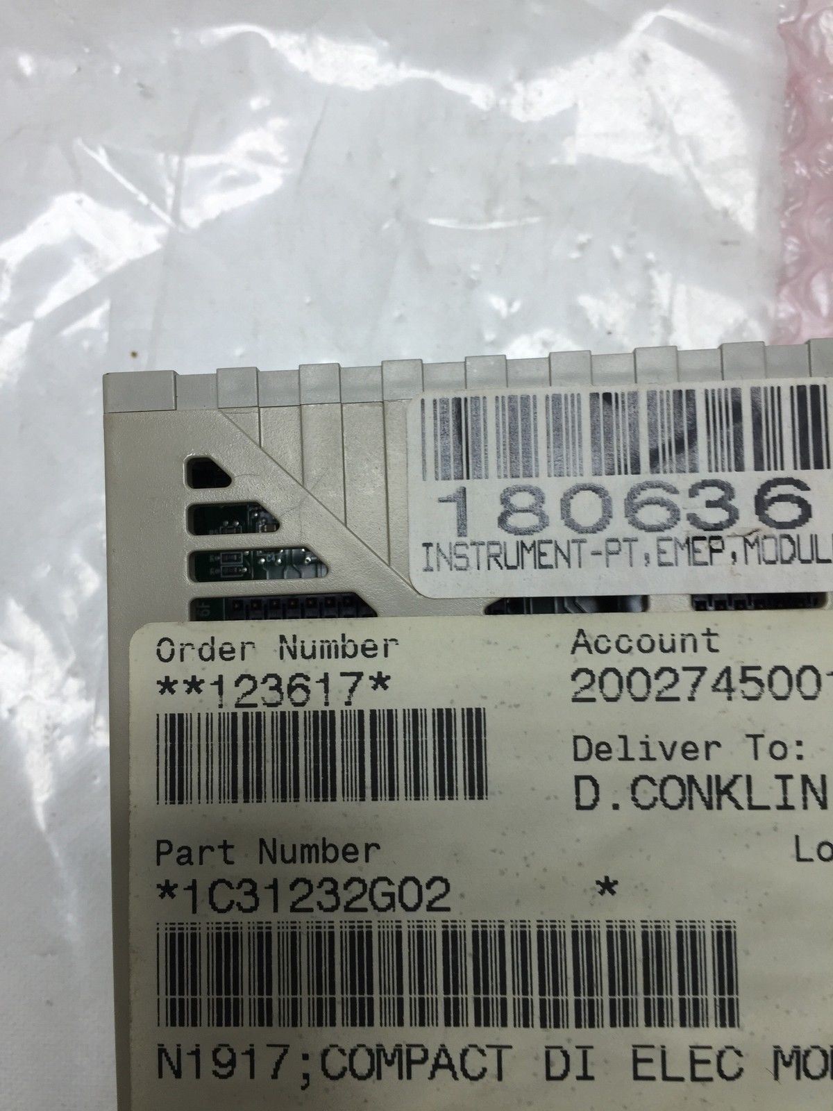 Westinghouse 1C31232G02 Input Module