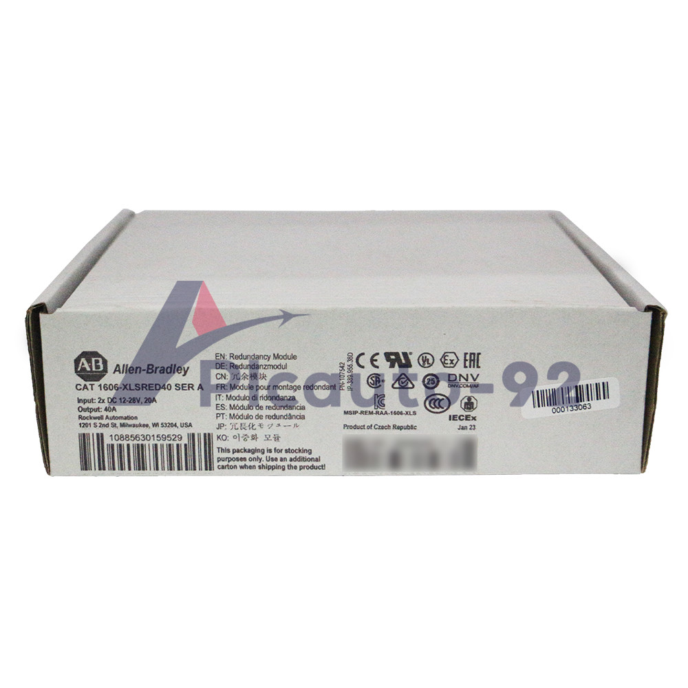 NEW Allen Bradley Redundancy Module 1606-XLSRED40 Input Voltage 24-28V DC