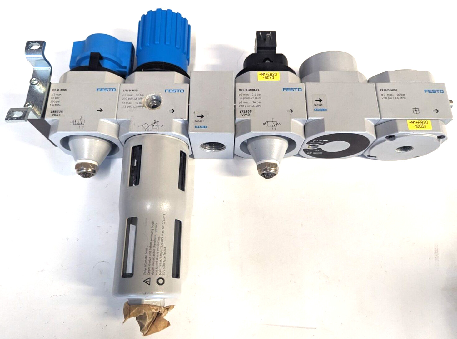 Festo LFR-D-MIDI + HEL-D-MIDI + HEE-D-MIDI-24 +++ HE-D-MIDI … Maintenance Unit