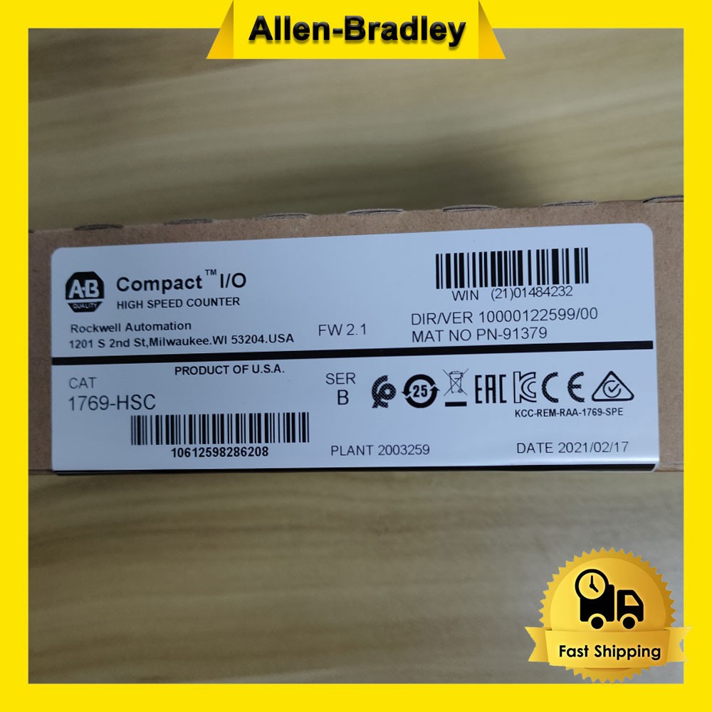 New Factory Sealed AB 1769-HSC CompactLogix High-Speed Counter Module 1769HSC US