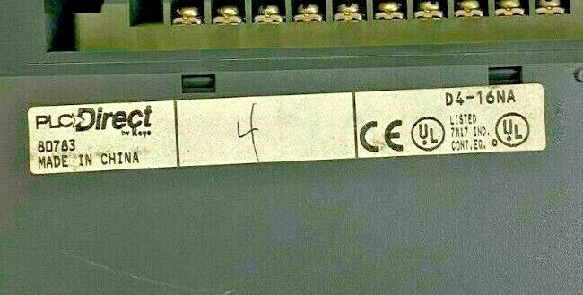 PLC DIRECT D4-16NA 80783 PLC INPUT MODULE