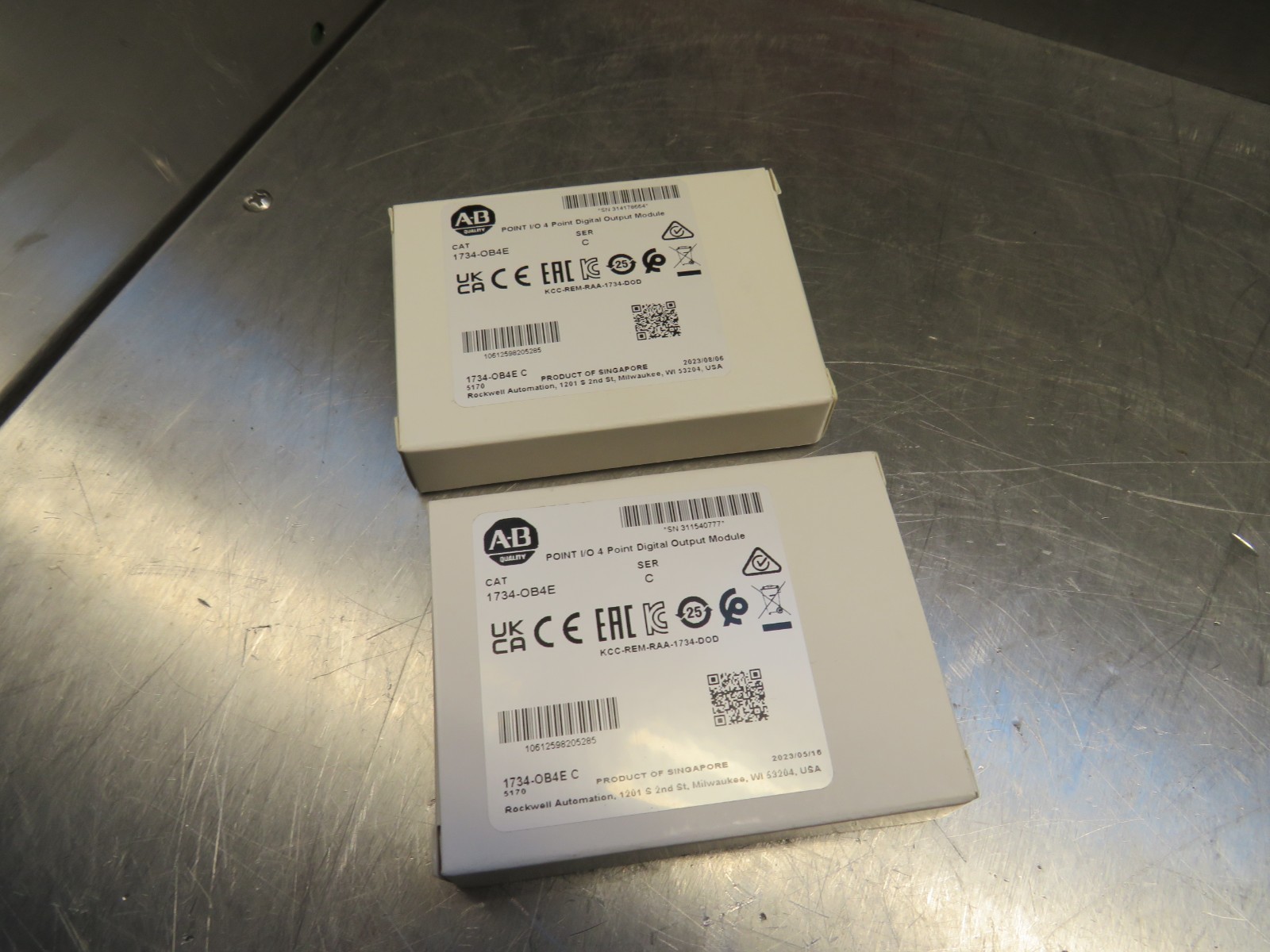Allen Bradley 1734-OB4E Ser. C Module (Lot of 2)