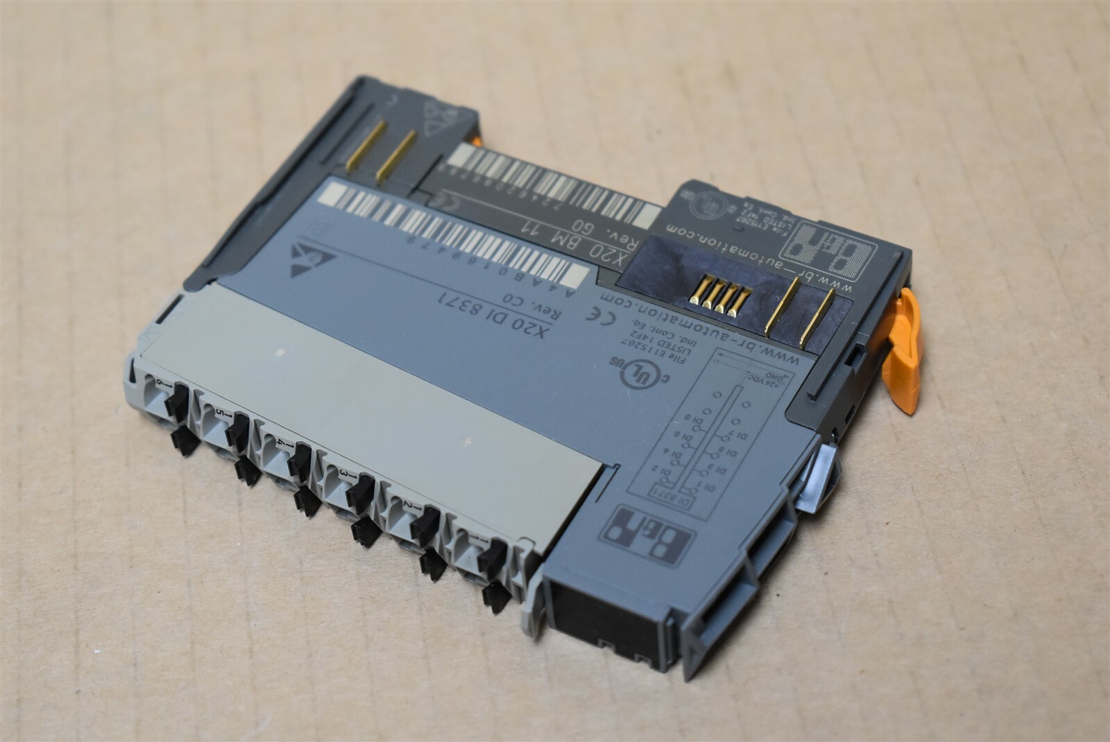 B&R Automation Input Module Cat No. X20 DI 8371 Rev C0 w/ X20 BM 11 Rev. G0