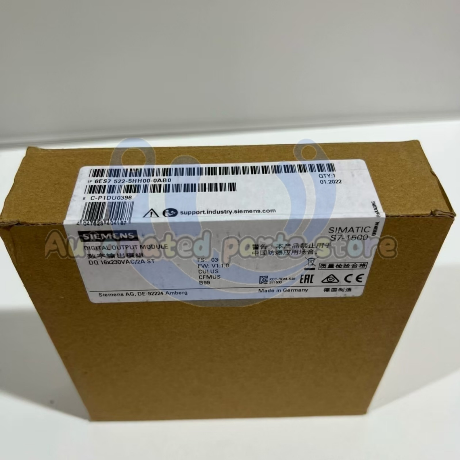 1PCS SIEMENS 6ES7522-5HH00-0AB0 PLC Module 6ES75225HH000AB0 Sealed