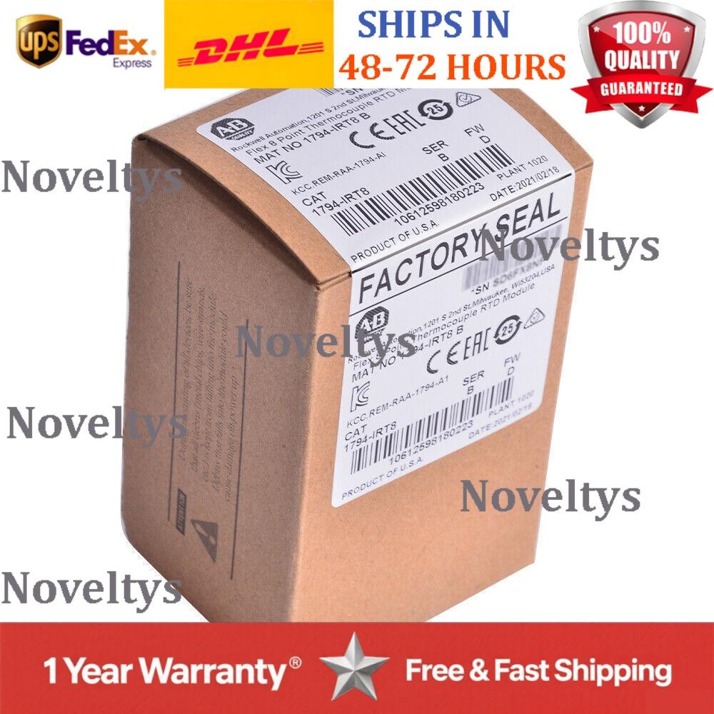 NEW Sealed Allen-Bradley Flex 8 Point Thermocouple RTD Module 1794-IRT8