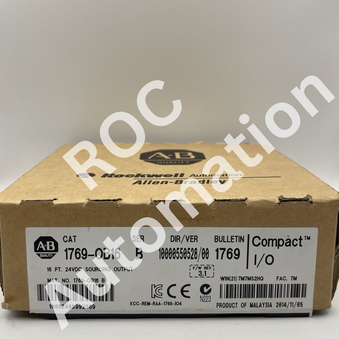New Allen Bradley 1769-OB16 Ser B Compact I/o Output Module